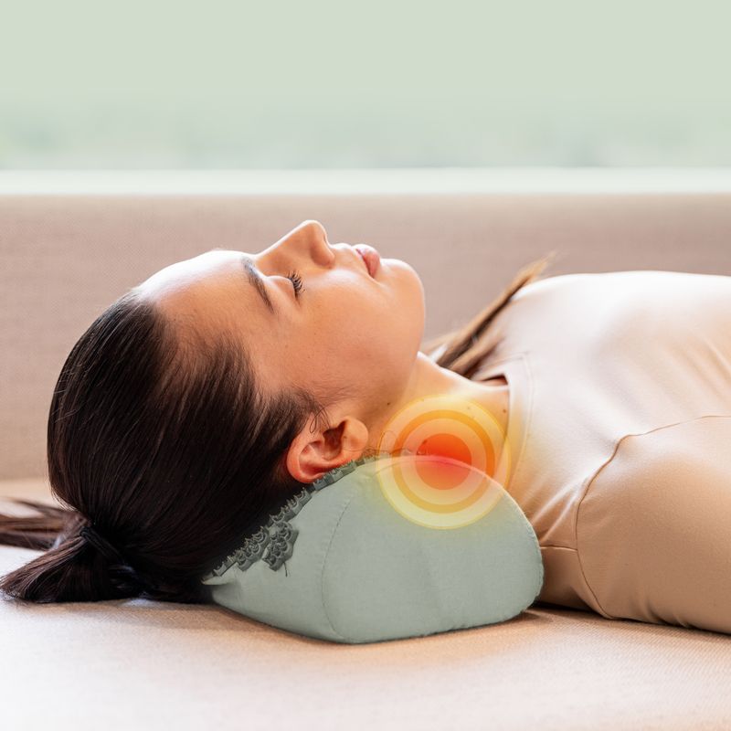 Akupresūros kilimėlis XTREXO z poduszką TXO-B4Z004-GN žalias 9