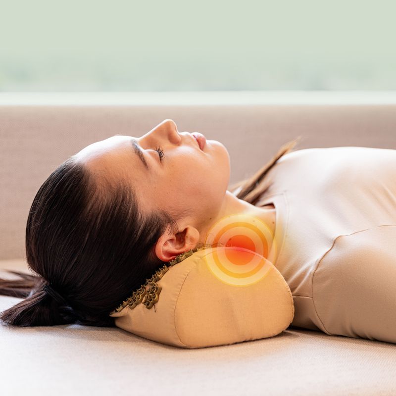 Akupresūros kilimėlis XTREXO z poduszką TXO-B4Z004-BZ rudas 9