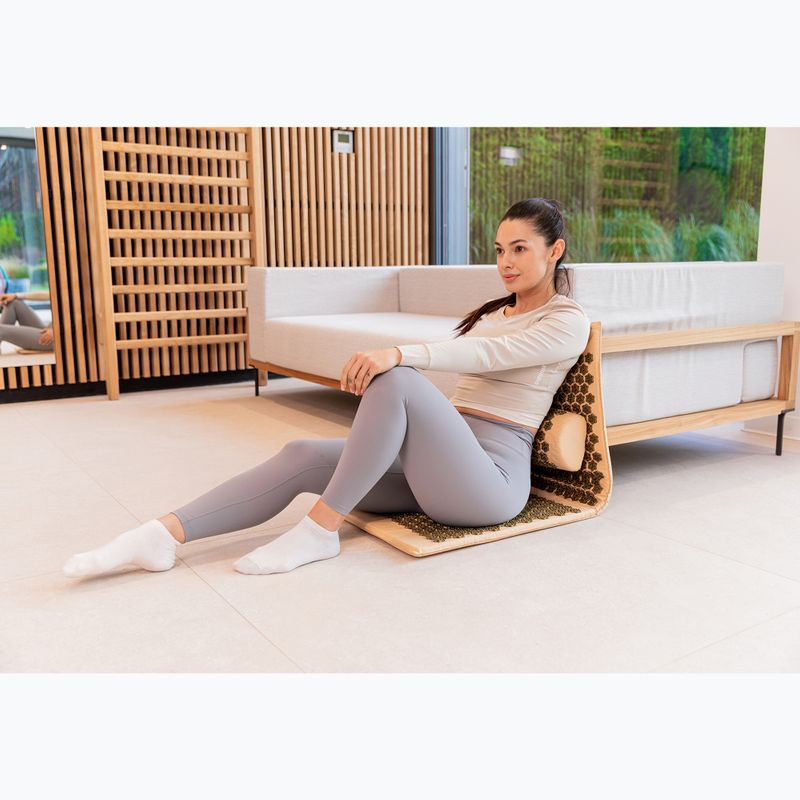 Akupresūros kilimėlis XTREXO duża z poduszką TXO-B4Z005-BZ rudas 13