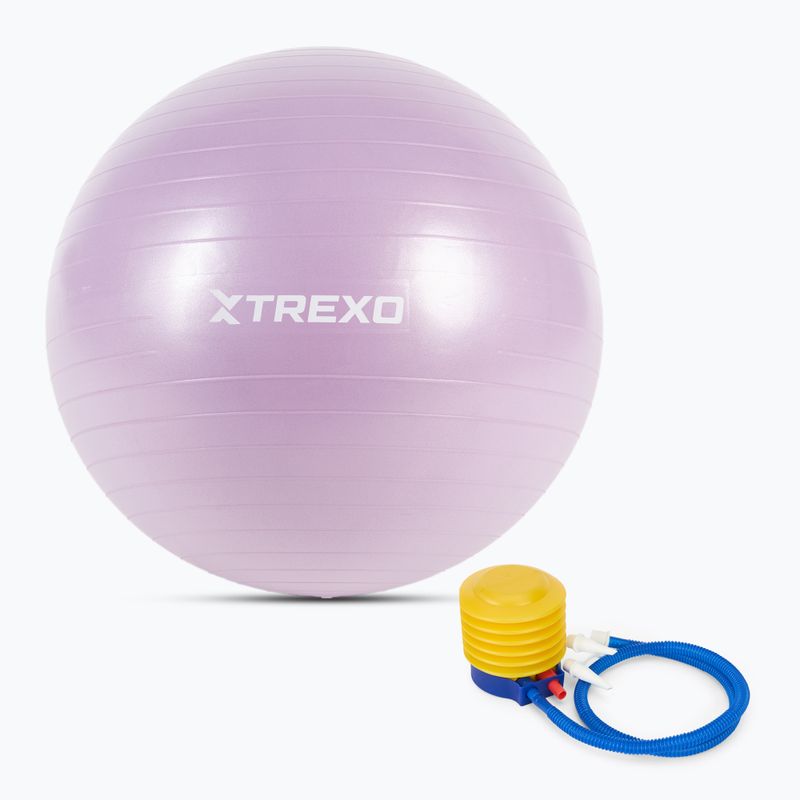 Gimnastikos kamuolys XTREXO TXO-B4Z008-VT 65 cm violetinis 6