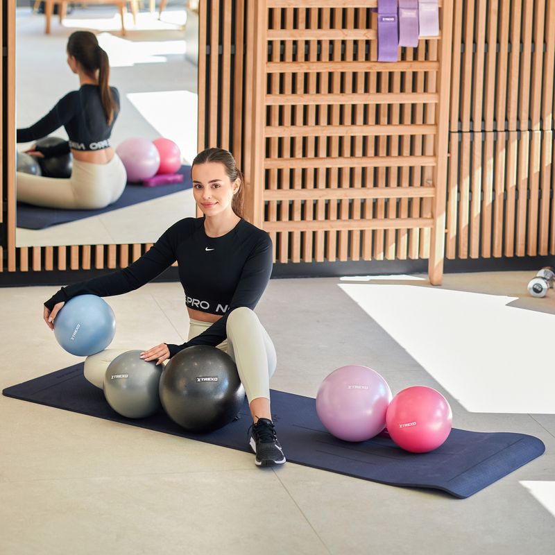 Mini gimnastikos kamuolys XTREXO TXO-B4Z010-BL 20 cm mėlynas 4