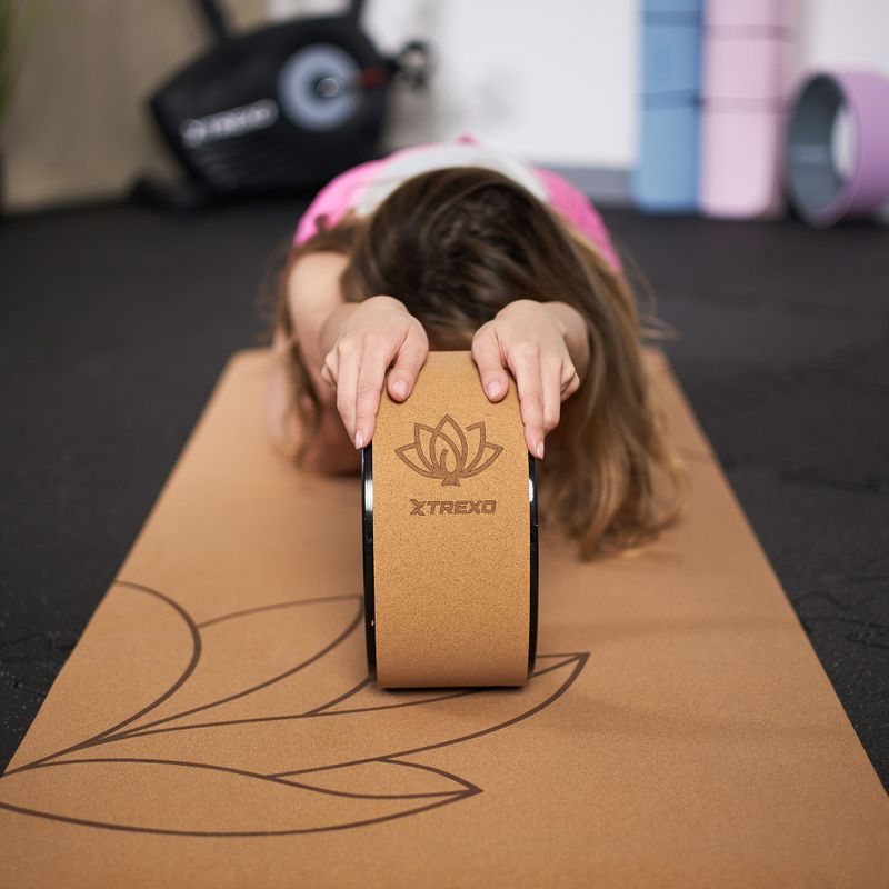 Kamštinis jogos lankas XTREXO TXO-B4Z024-NC natūalus 6
