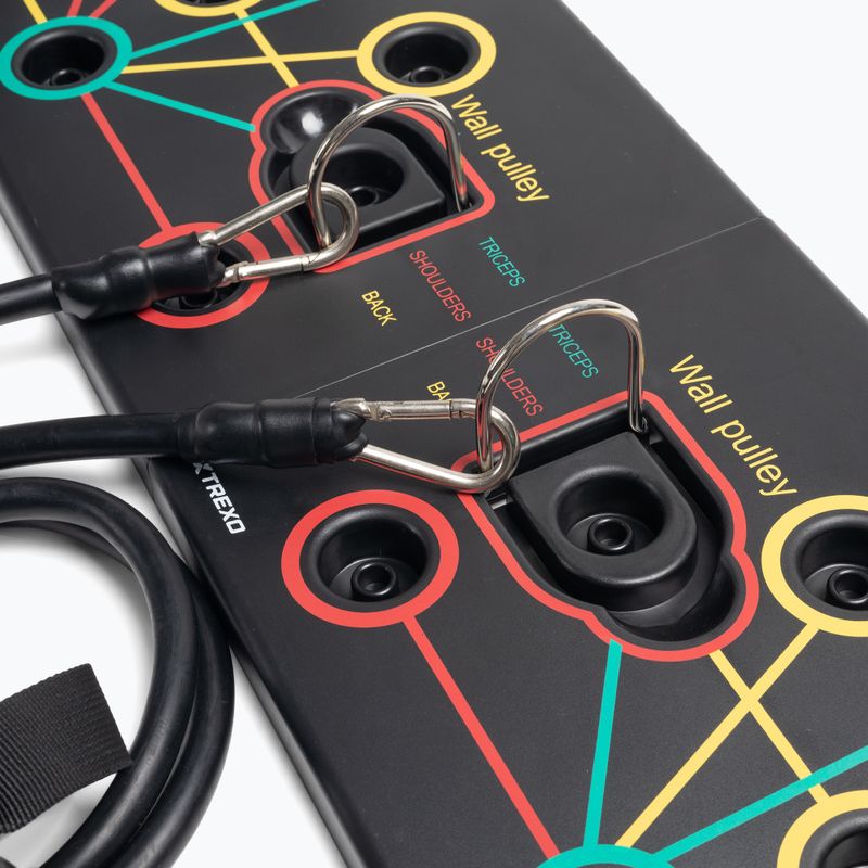 Daugiafunkcinė platforma su rankenomis ir plėtikliu XTREXO sulankstoma TXO-B4Z045-BK juodas 14