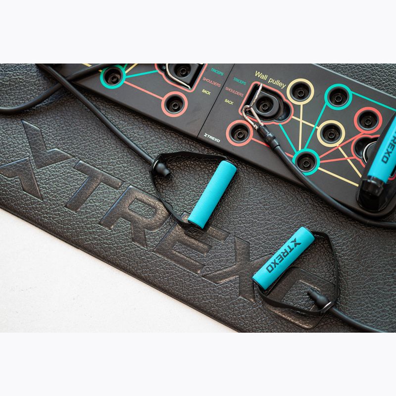 Daugiafunkcinė platforma su rankenomis ir plėtikliu XTREXO sulankstoma TXO-B4Z045-BK juodas 12