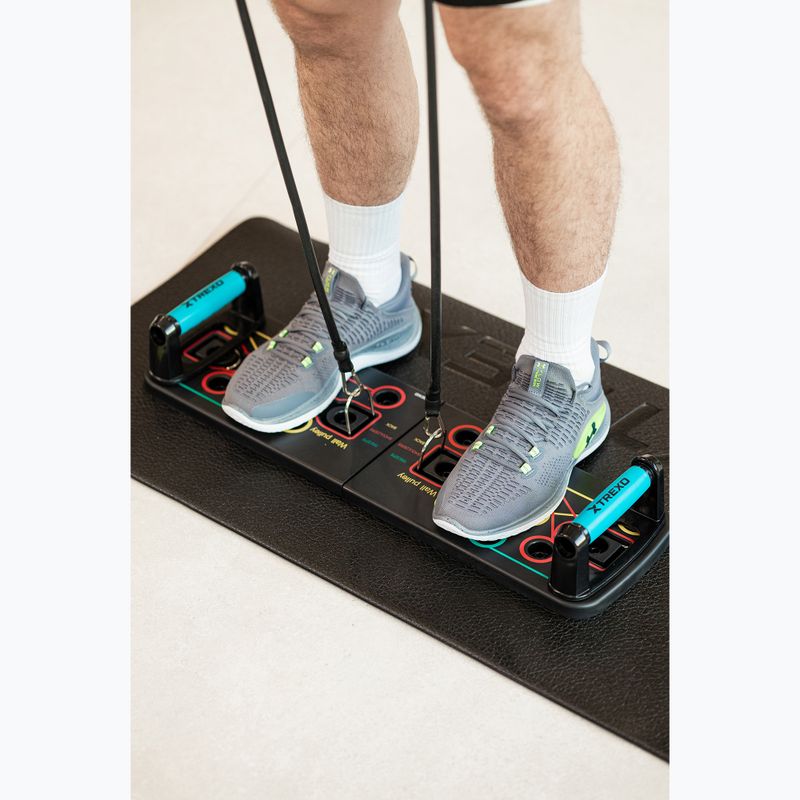 Daugiafunkcinė platforma su rankenomis ir plėtikliu XTREXO sulankstoma TXO-B4Z045-BK juodas 10