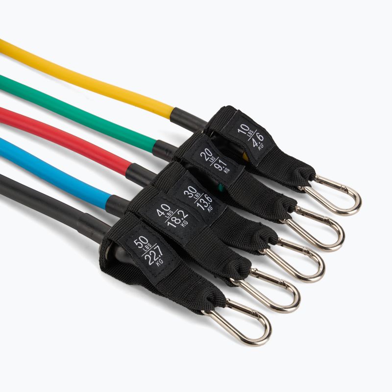 Guminių ekspanderių rinkinys XTREXO TXO-B4Z055-ALL spalvotas 7