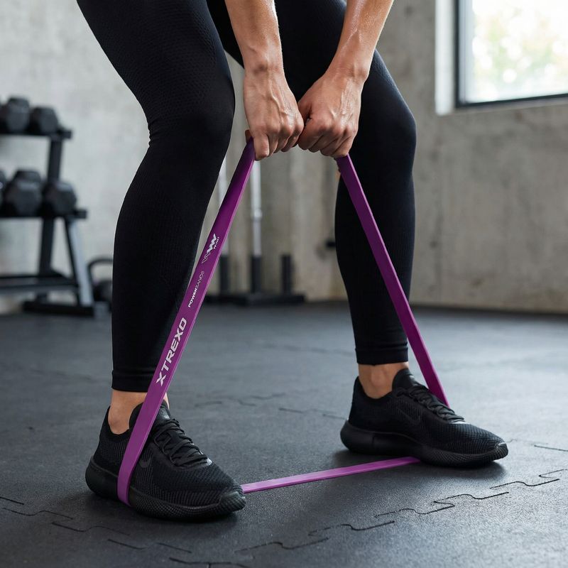 Reabilitacinė juosta XTREXO TXO-B4Z070-VT 5-9 kg violetinė 3