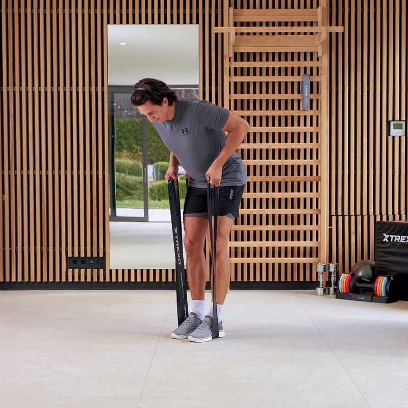 Reabilitacinė juosta XTREXO TXO-B4Z072-BK 12-15 kg juoda 6