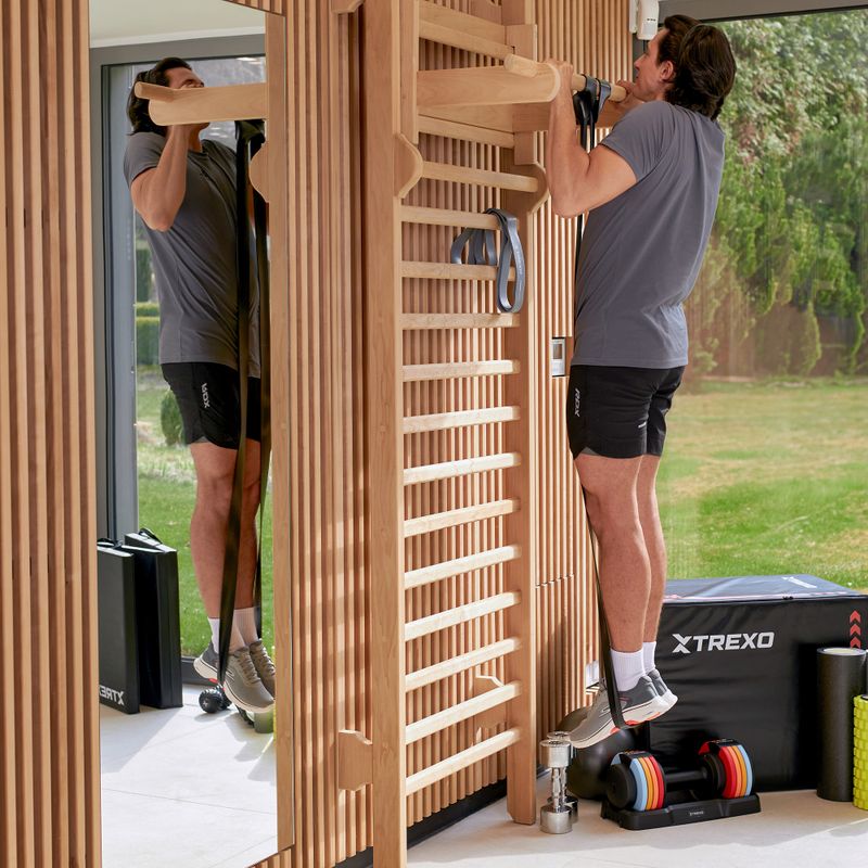 Reabilitacinė juosta XTREXO TXO-B4Z072-BK 12-15 kg juoda 7