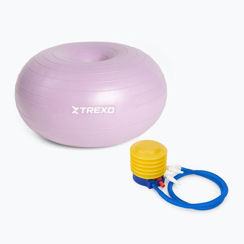 Gimnastikos kamuolys TREXO Donut TXO-B4Z073-VT 50 cm violetinis 4