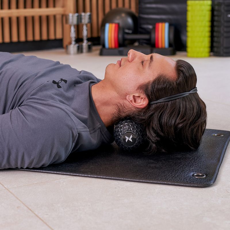 Dvigubas masažo kamuolys XTREXO TXO-B4Z075-BK juodas 4