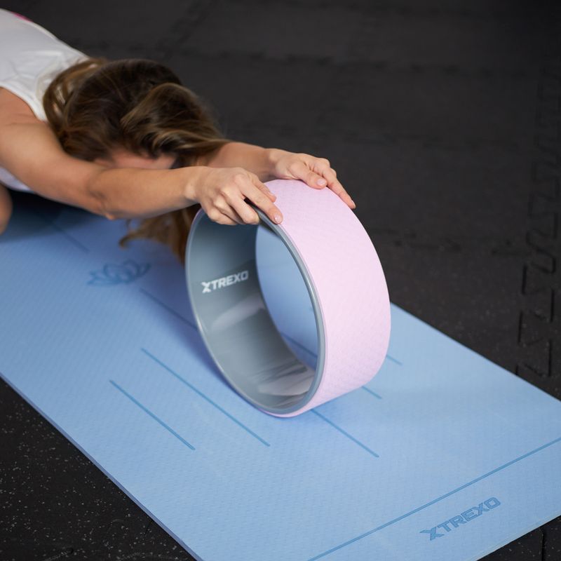 Kamštinis jogos lankas XTREXO TXO-B4Z084-VT violetinis 6