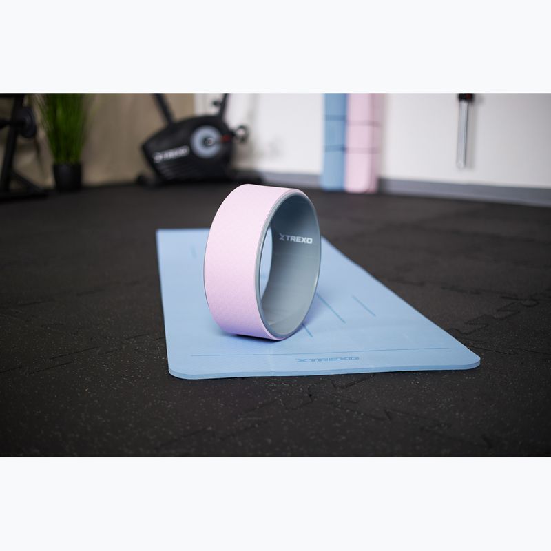 Kamštinis jogos lankas XTREXO TXO-B4Z084-VT violetinis 9