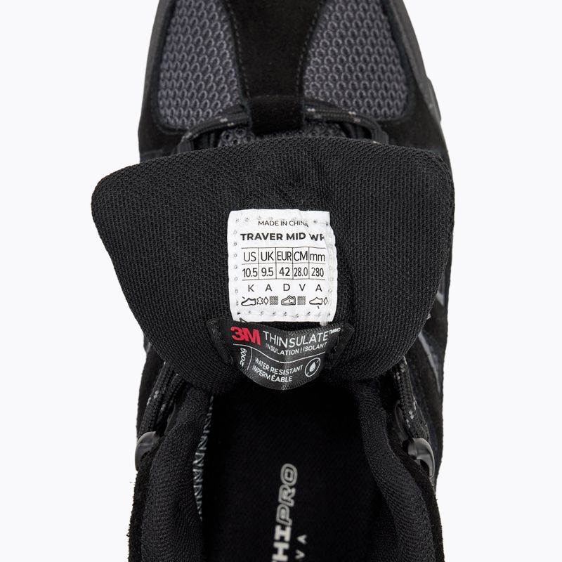 Vyriški žygių batai KADVA Traver Mid WaterProof juodi 11
