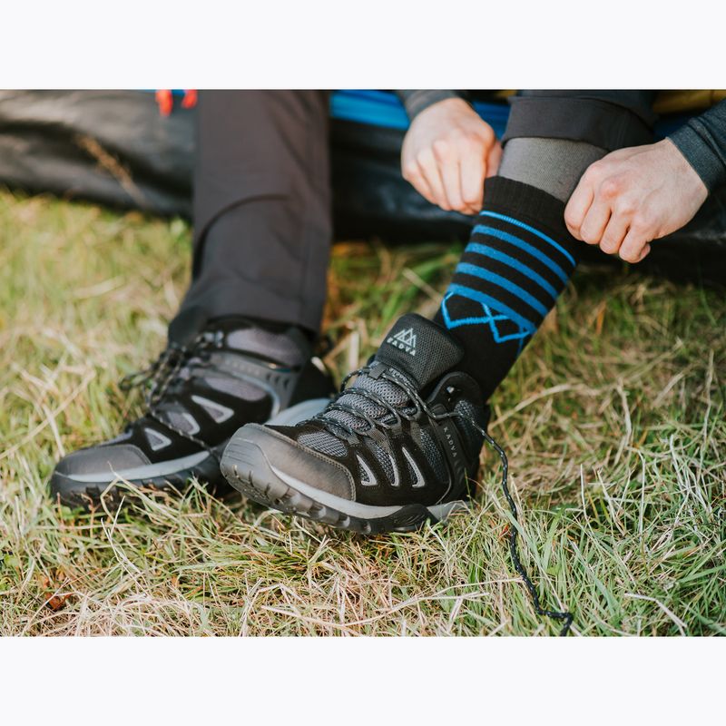 Vyriški žygių batai KADVA Traver Mid WaterProof juodi 14
