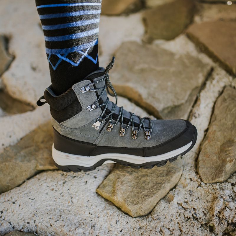 Vyriški žygių batai KADVA Adven Mid WaterProof pilki 4