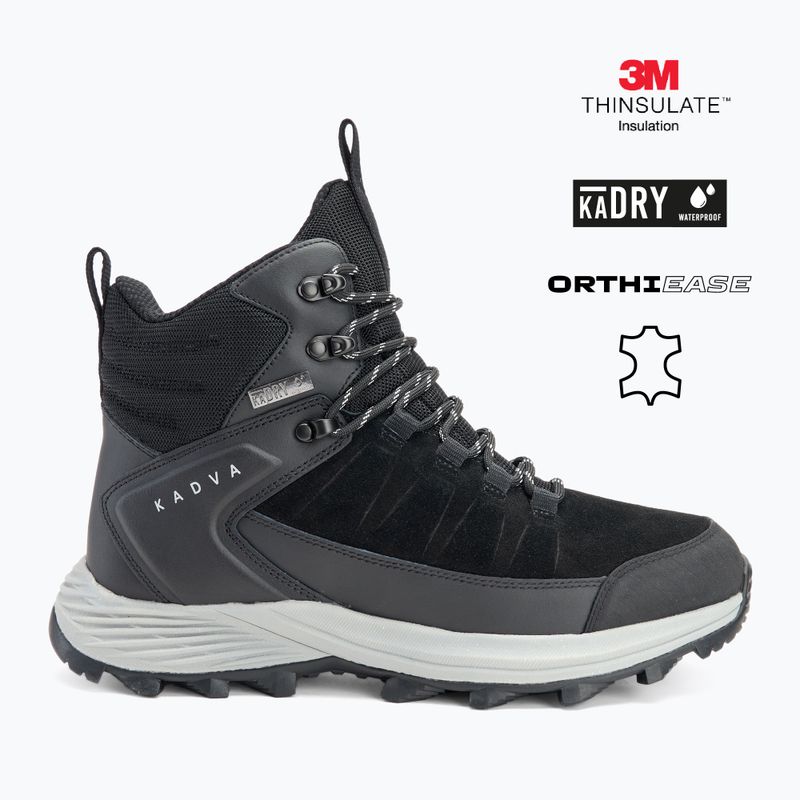 Vyriški žygio batai KADVA Ascent Mid WaterProof juoda spalva 2