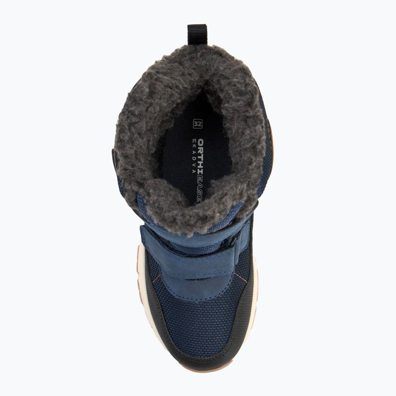 Vaikiški sniego batai KADVA Nevad WaterProof Jrb 3M Thinsulate tamsiai mėlyni 6