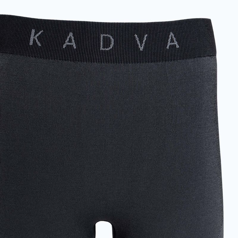 Moteriškų termoaktyvių apatinių komplektas KADVA Streif W Set be siūlių, juodas 21