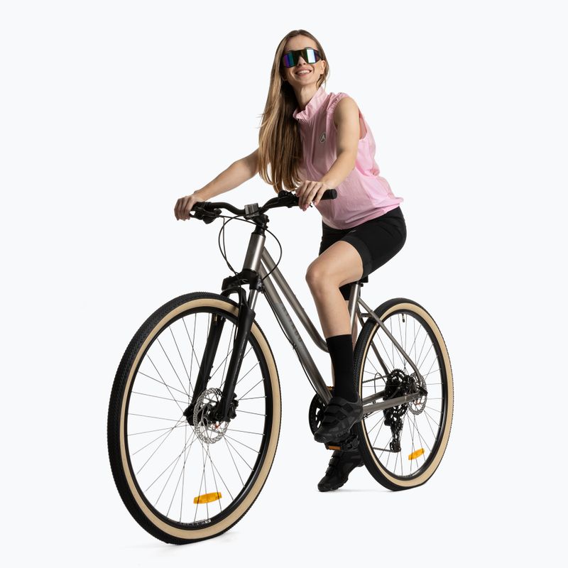 Moteriška dviračių liemenė ATTABO Cahayo liemenė Vėjui atspari liemenė rožinė 8