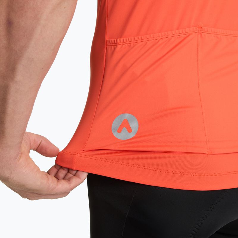 Vyriški dviračių marškinėliai ATTABO Setvi oranžiniai 5