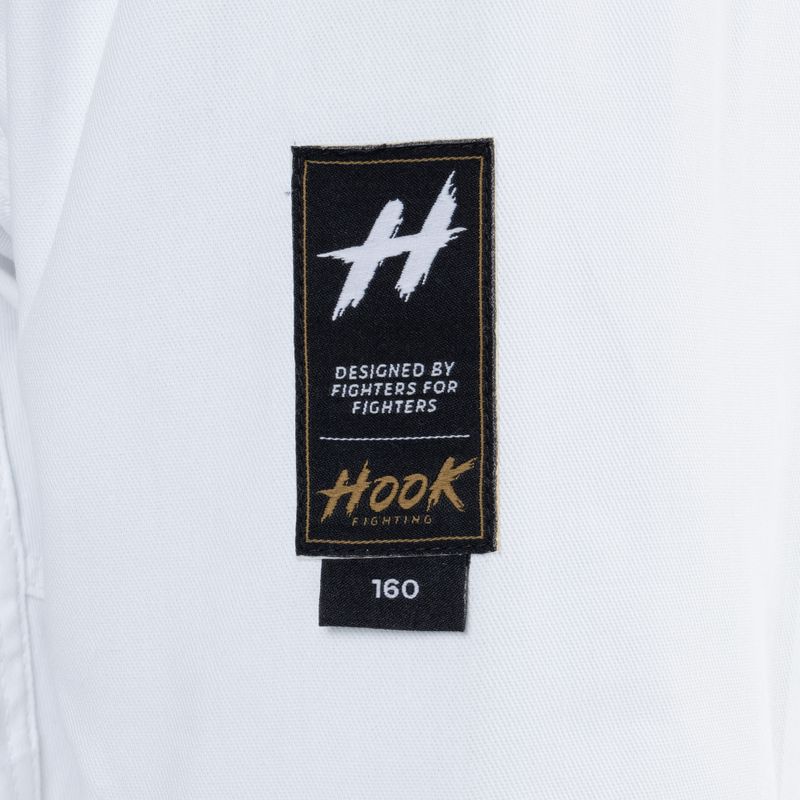 Dziudo kostiumas HOOK Judo - Adult juodas 19