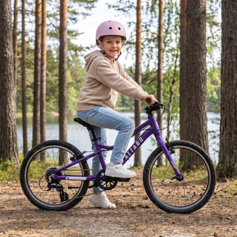 Vaikiškas dviratis ATTABO EASE 20" violetinis 4