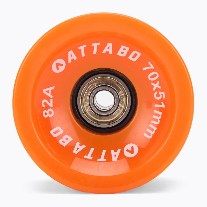 Longboardo ratukai ATTABO Longboard Wheels 70x51 mm 4 vnt. Oranžiniai