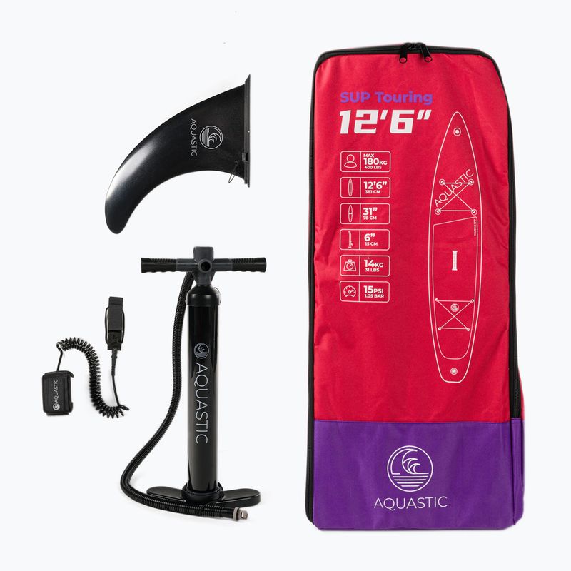 AQUASTIC Touring SUP lenta 12'6" raudona 12