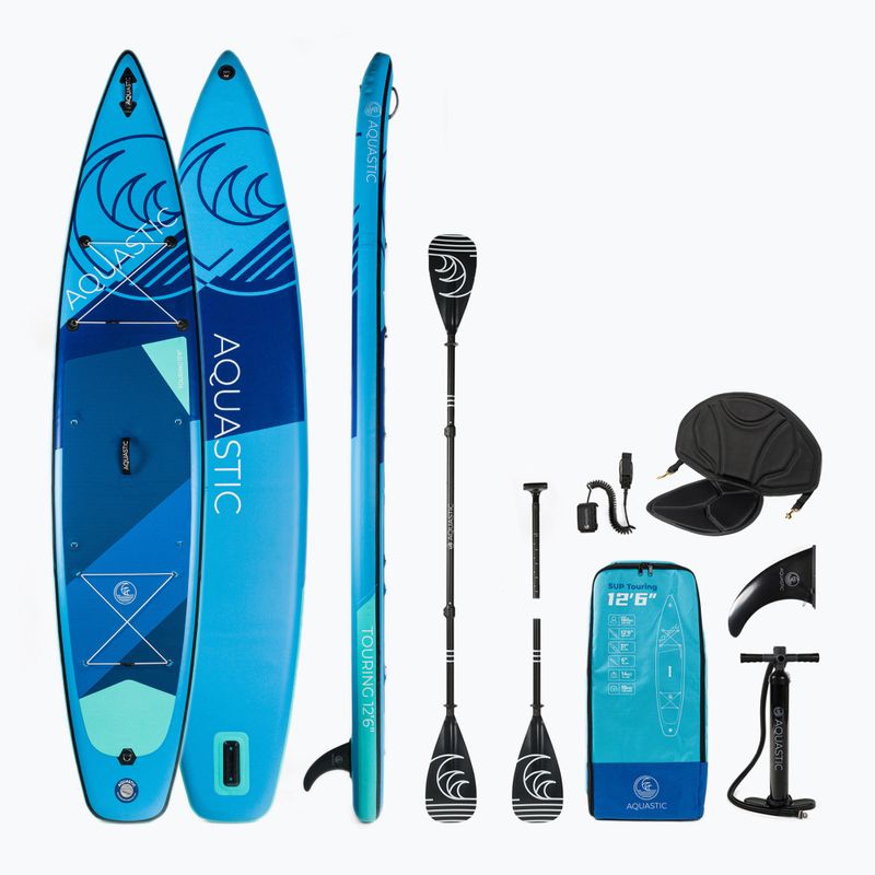 SUP AQUASTIC Touring lenta 12'6" mėlyna