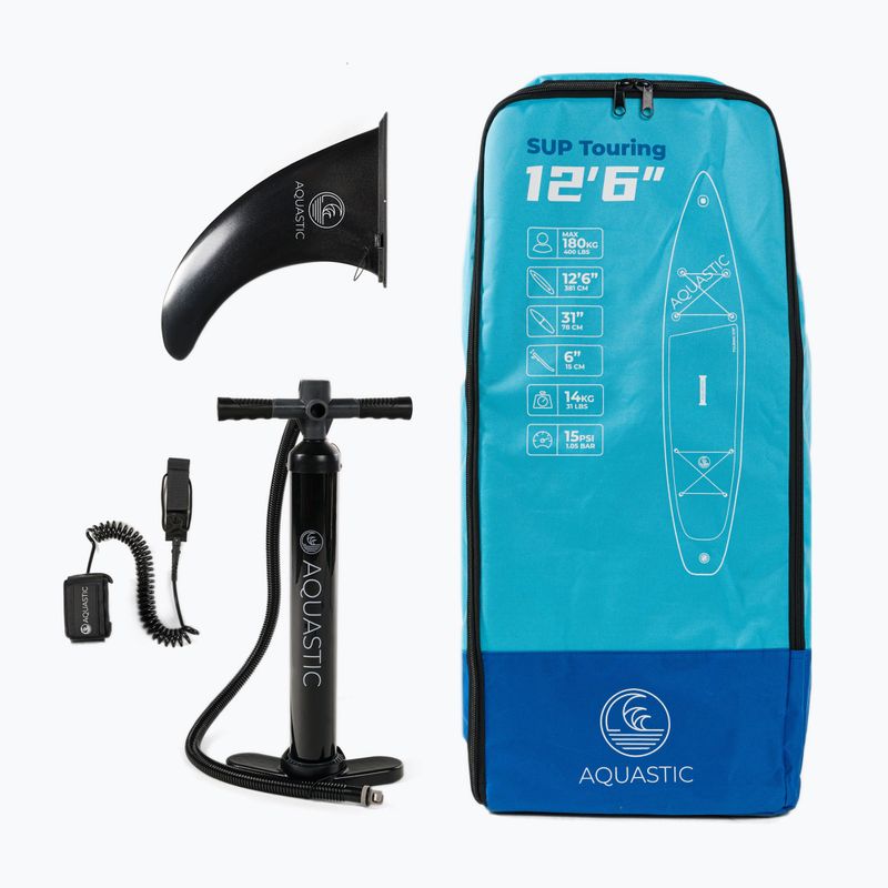 SUP AQUASTIC Touring lenta 12'6" mėlyna 12