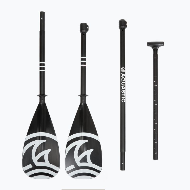 SUP/Kayak 3 dalių irklas AQUASTIC AQS-SPD004 juodas 4