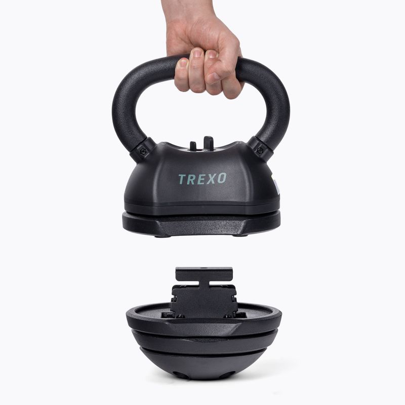 TREXO reguliuojamas 14 kg kettlebell 4