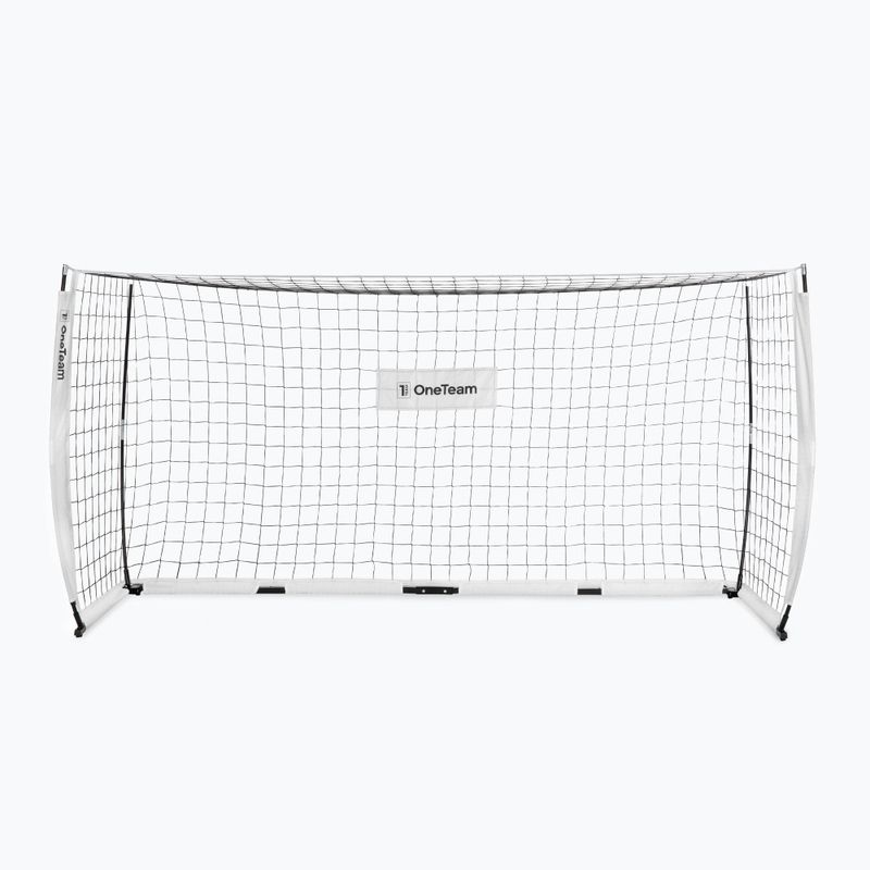 Futbolo vartai OneTeam Flex Square 300 x 155 cm balti 2