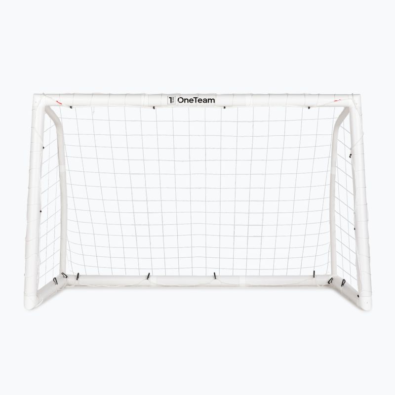 Futbolo vartai OneTeam PVC 182 x 120 cm balti 2