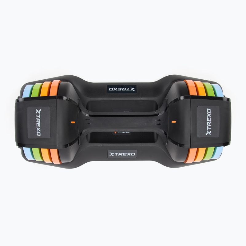 Reguliuojamas hantelis XTREXO 11,5 kg multicolor 5