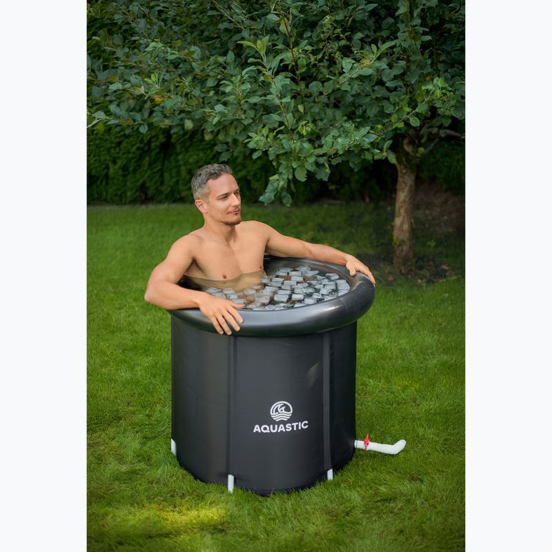 Baseinas žiemos maudynėms AQUASTIC Yeti juodas 11