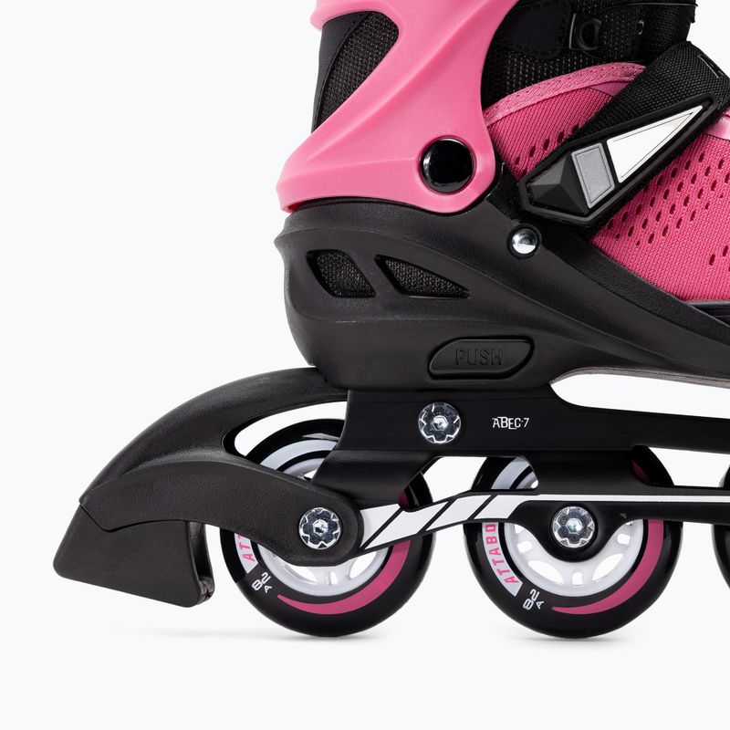 Vaikiški riedučiai ATTABO adjustable Stormglider 2 pink 7