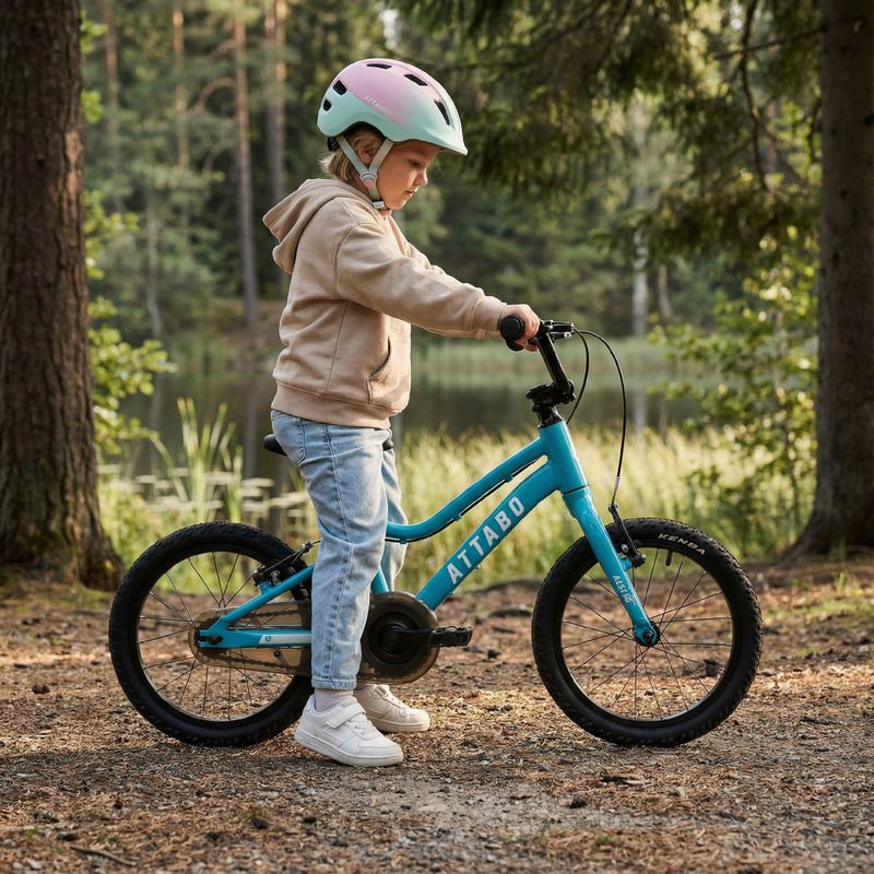 Vaikiškas dviratis ATTABO EASE 16" 7,3 kg turkio spalvos 6