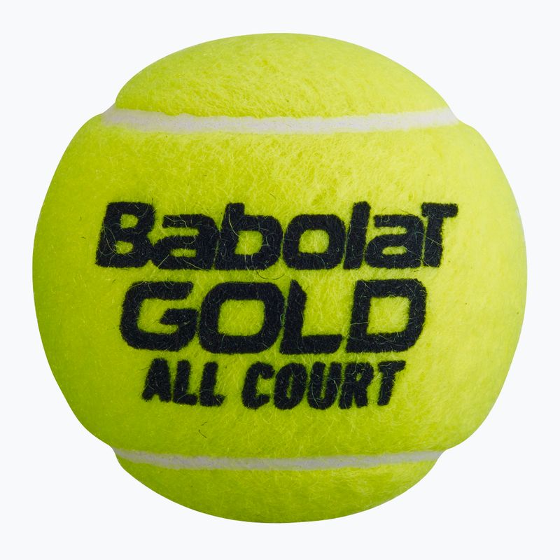 Babolat GOLD ALL COURT teniso kamuoliukai 18x4 žali 502085 4