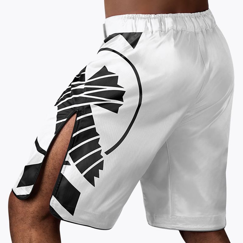 Hayabusa Icon Fight treniruočių šortai balti ICFS-WH-M 3