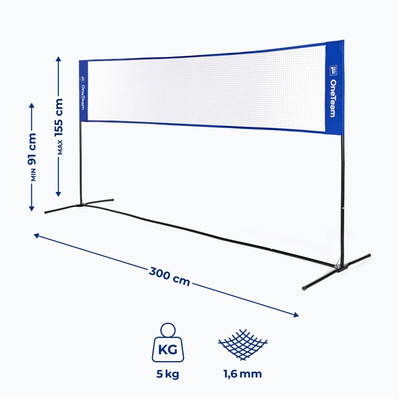 OneTeam daugiafunkcinis tinklas, mėlynas OT-BN3 2