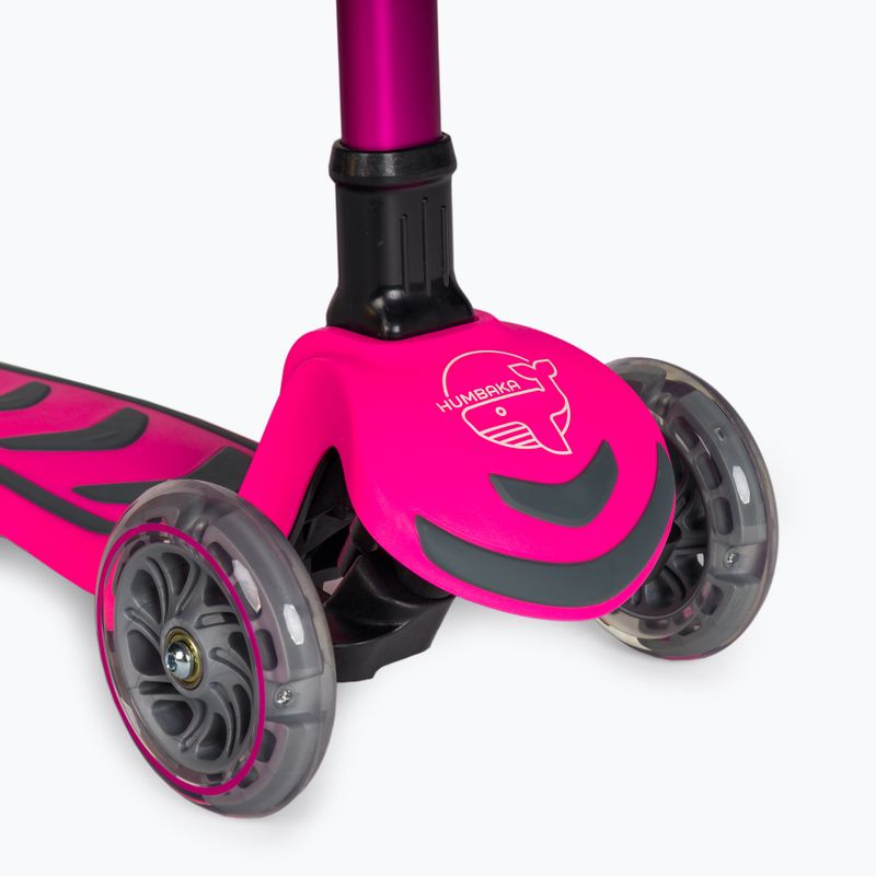HUMBAKA Mini T rožinis vaikiškas triratukas HBK-S6T 11