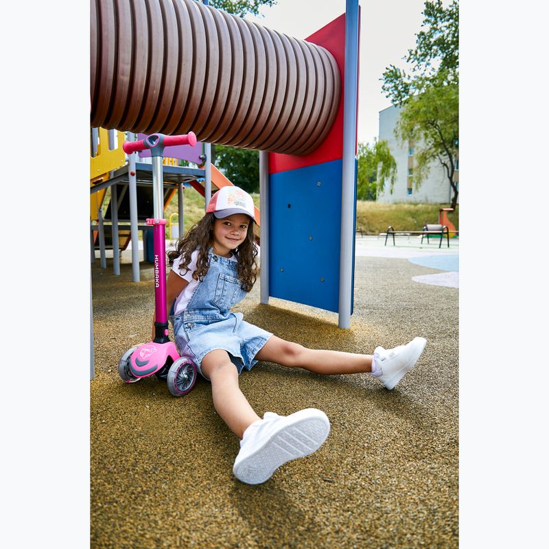 HUMBAKA Mini T rožinis vaikiškas triratukas HBK-S6T 15
