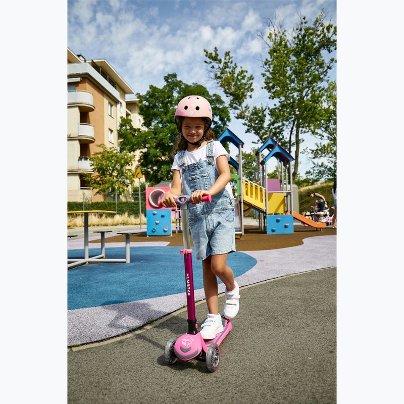 HUMBAKA Mini T rožinis vaikiškas triratukas HBK-S6T 17