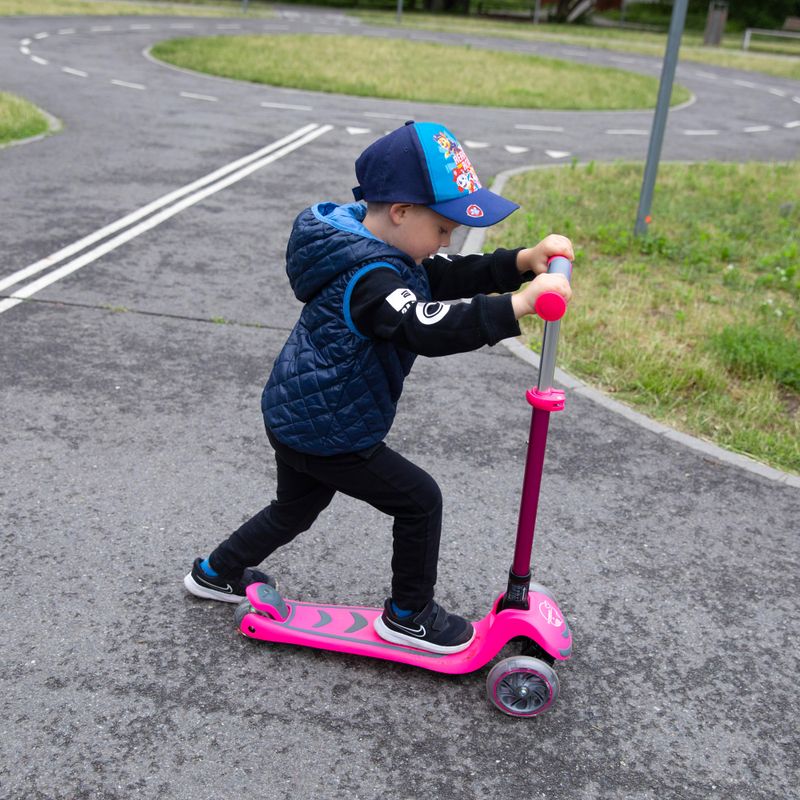HUMBAKA Mini T rožinis vaikiškas triratukas HBK-S6T 19