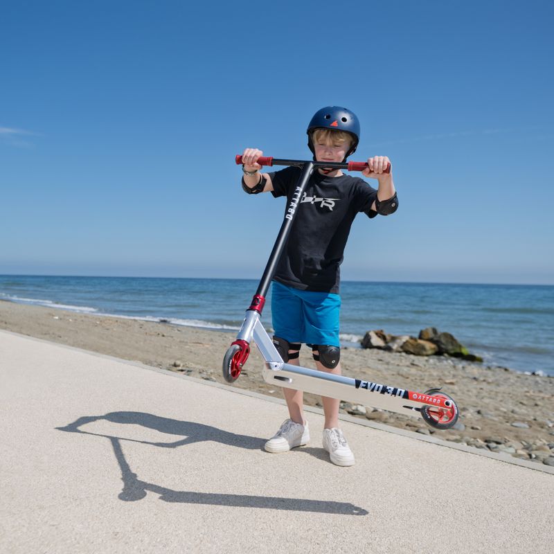 Vaikiškas laisvojo stiliaus paspirtukas ATTABO EVO 3.0 raudonas 6