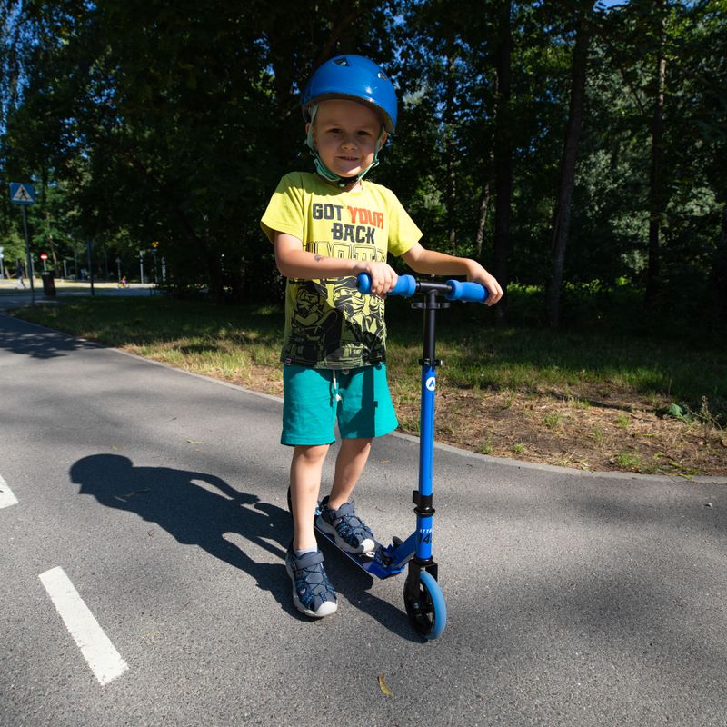 Vaikiškas paspirtukas ATTABO 145 mėlynas 17