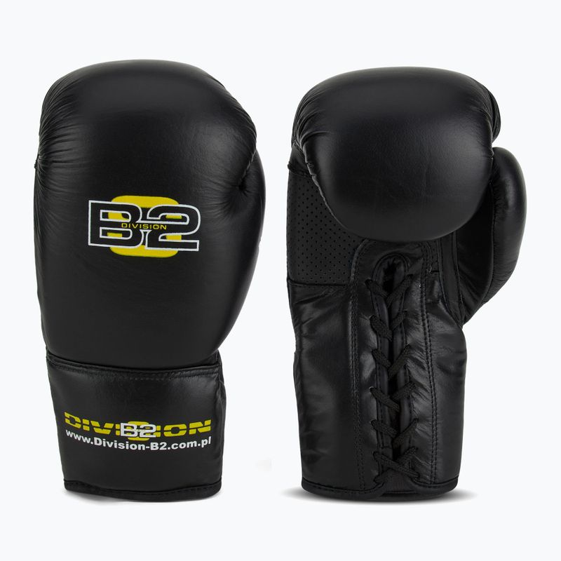 Bokso pirštinės DIVISION B-2 DIV-PFG1500 Pro 3-Layer Foam black
