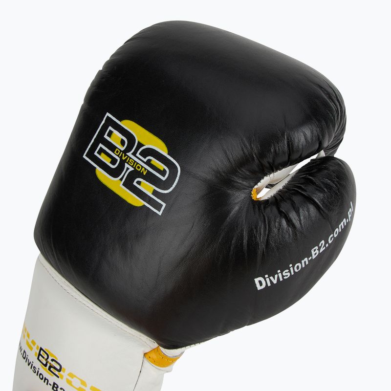 Bokso pirštinės DIVISION B-2 DIV-PFG1500 Pro 3-Layer Foam black/white 5